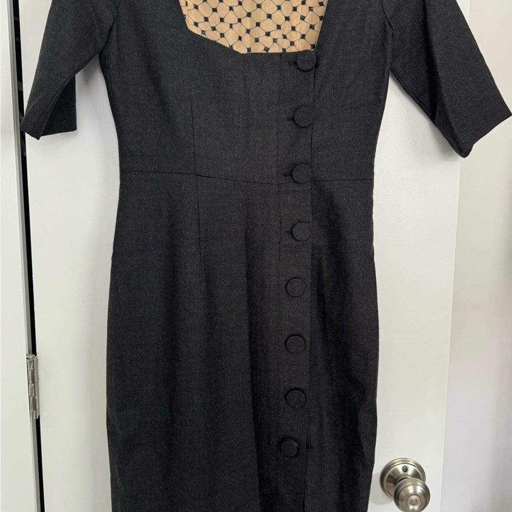 Gwen Stefani L.A.M.B. Vintage Y2K Wool Dress